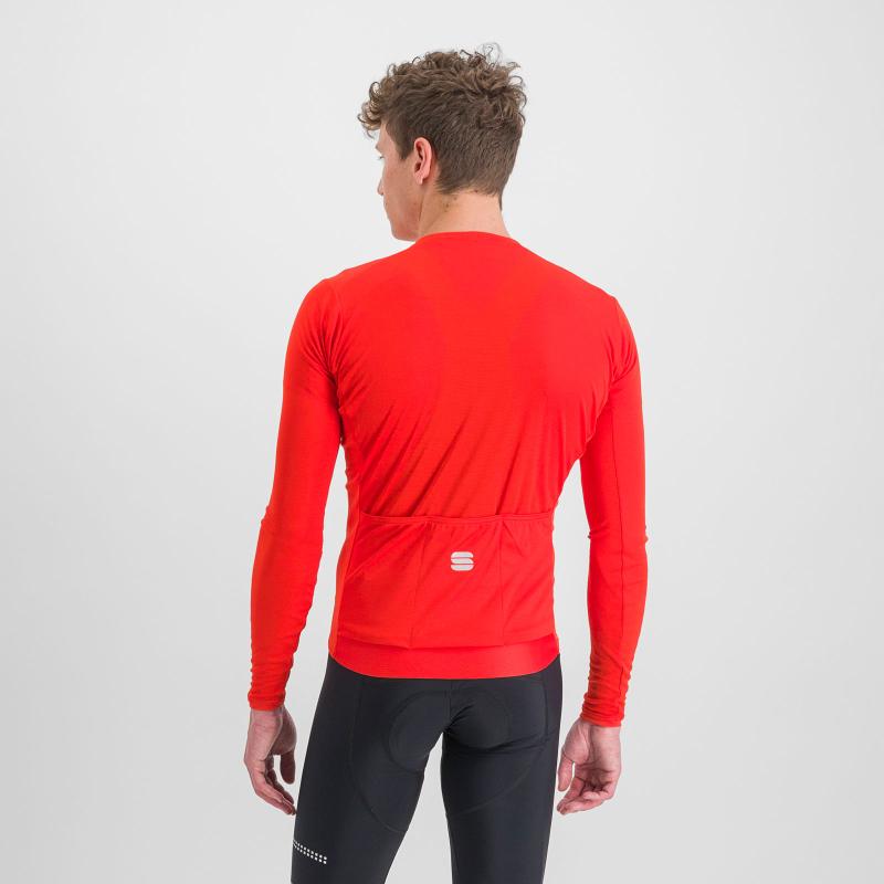 Sportful Matchy Dres s dlhým rukávom červený 1