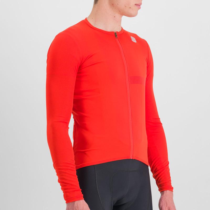 Sportful Matchy Dres s dlhým rukávom červený 2