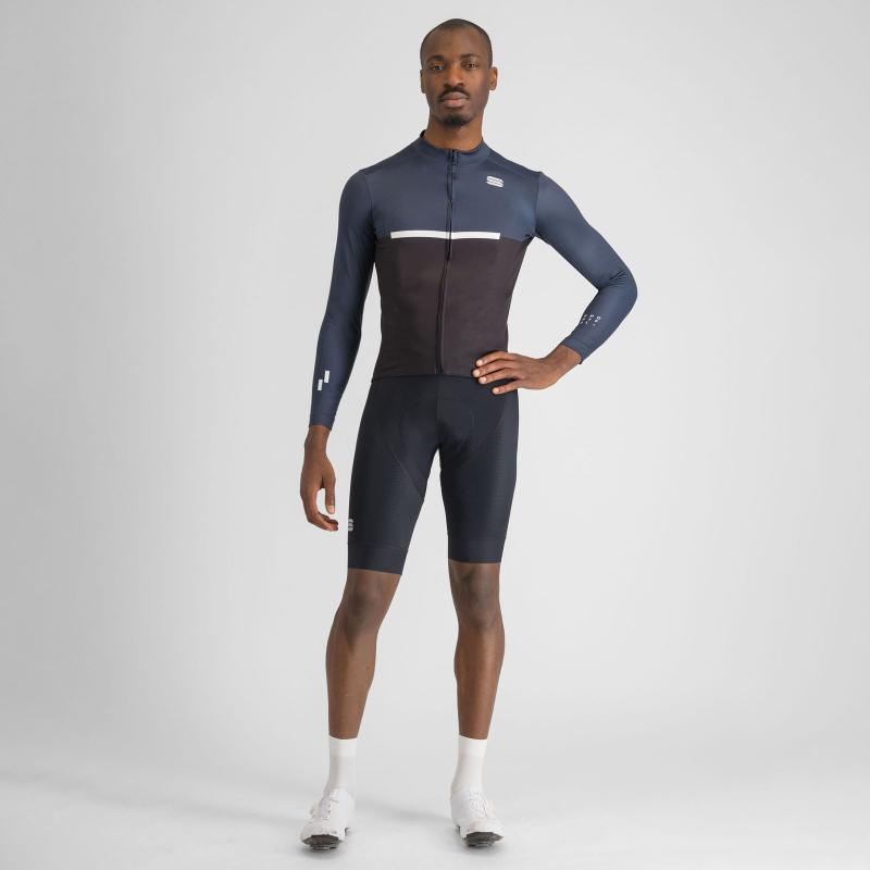 Sportful PISTA THERMAL dres black blu white 5
