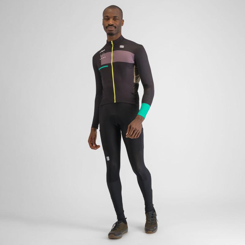 Sportful BREAKOUT SUPERGIARA THERMAL dres black huckleberry olive green 6