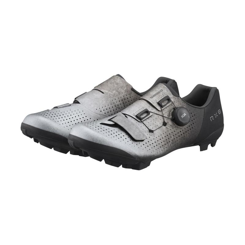 SHIMANO tretry SHRX801 strieborné /Vel:44.0 4