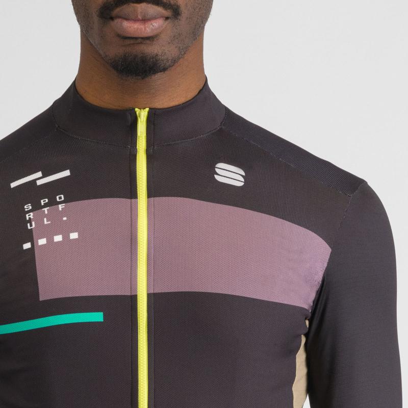 Sportful BREAKOUT SUPERGIARA THERMAL dres black huckleberry olive green 3