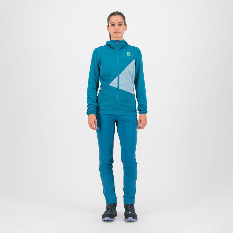 Karpos NUVOLAU dámska flíska Corsair/Adriatic Blue 4