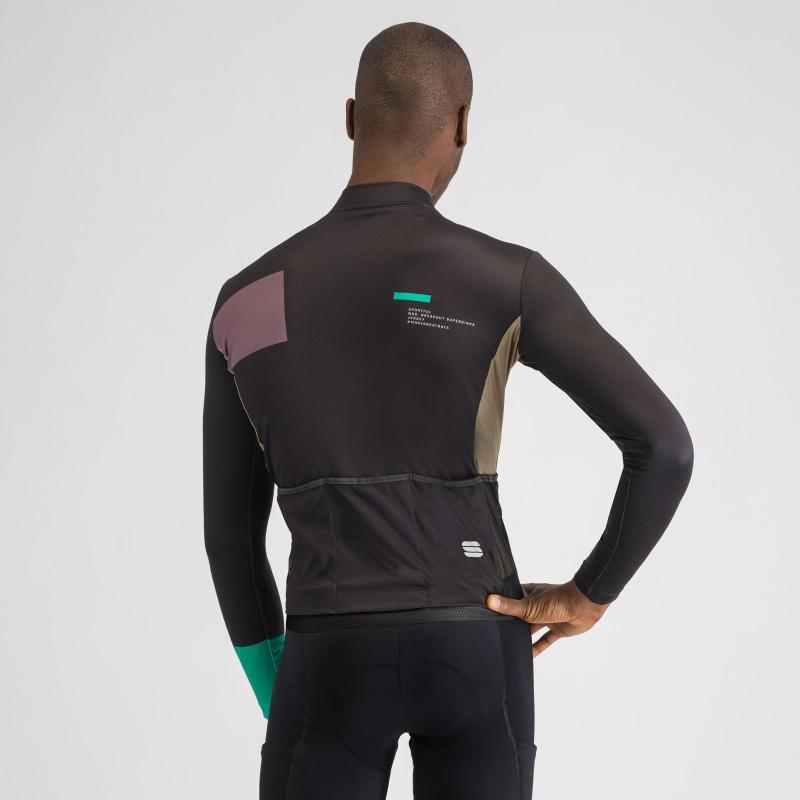 Sportful BREAKOUT SUPERGIARA THERMAL dres black huckleberry olive green 1