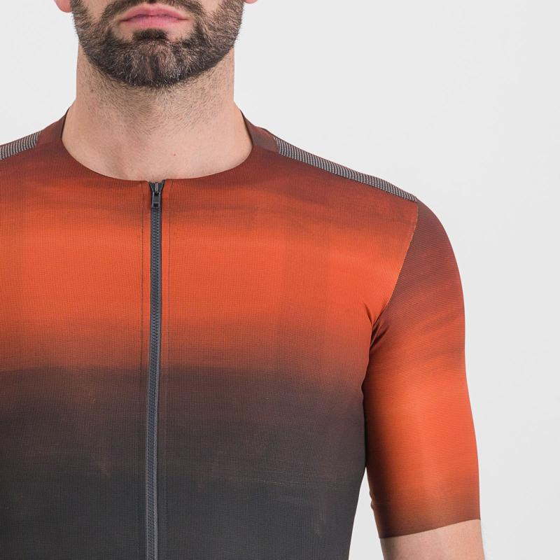 Sportful FLOW SUPERGIARA dres hucklberry light red 2