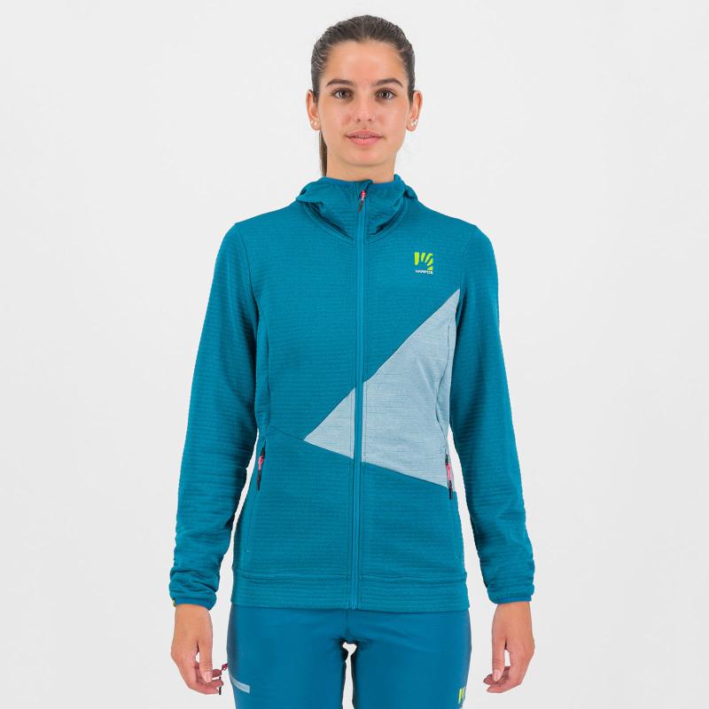 Karpos NUVOLAU dámska flíska Corsair/Adriatic Blue 5