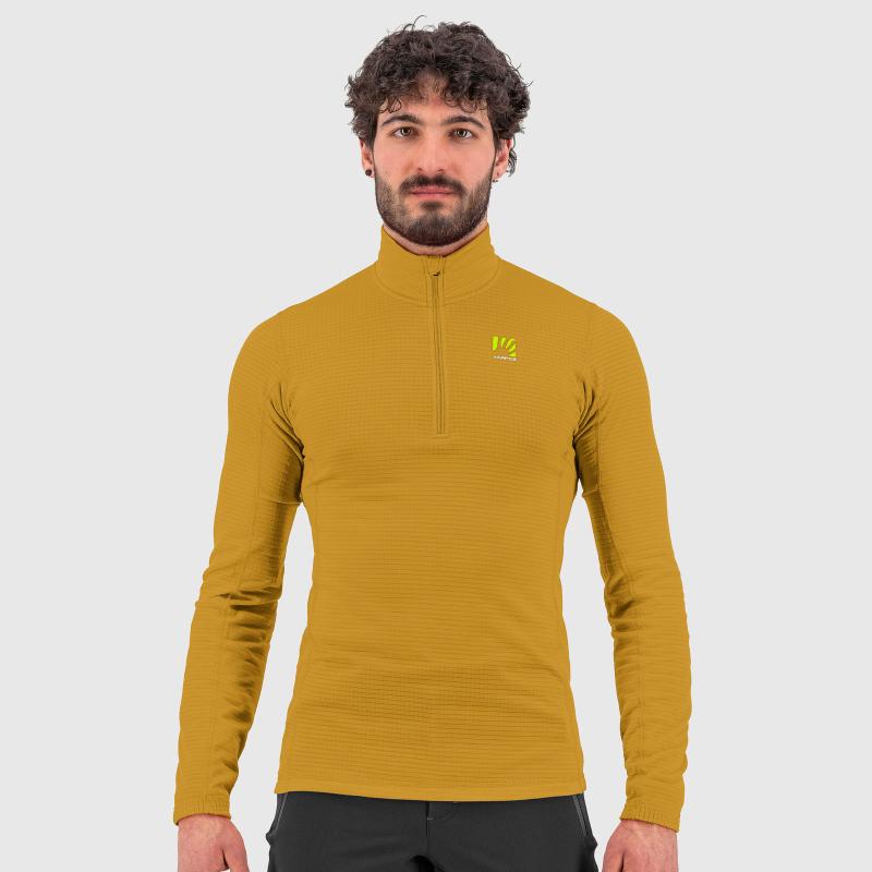 Karpos CRODA LIGHT Half Zip flíska zlatohnedá 2