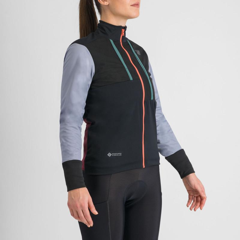Sportful SUPERGIARA dámska bunda black cement violet 2