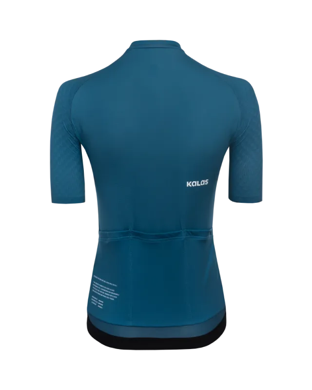 Cyklistický dres DÁMSKY KALAS PASSION Z3 | Dres AERO | petrol blue 1