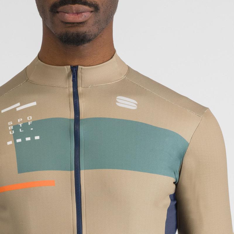 Sportful BREAKOUT SUPERGIARA THERMAL dres olive green galaxy blue oramge 3