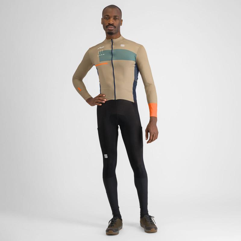 Sportful BREAKOUT SUPERGIARA THERMAL dres olive green galaxy blue oramge 6