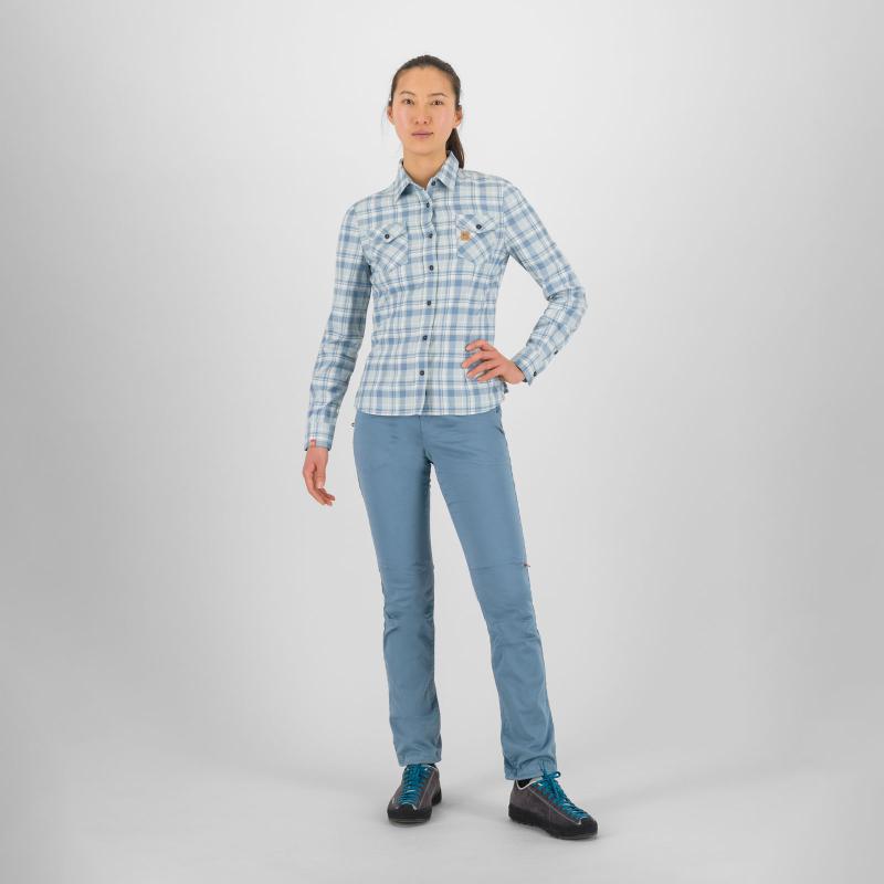 Karpos Martora Winter Dámska Košeľa Sterling Blue/Spring Lake 6