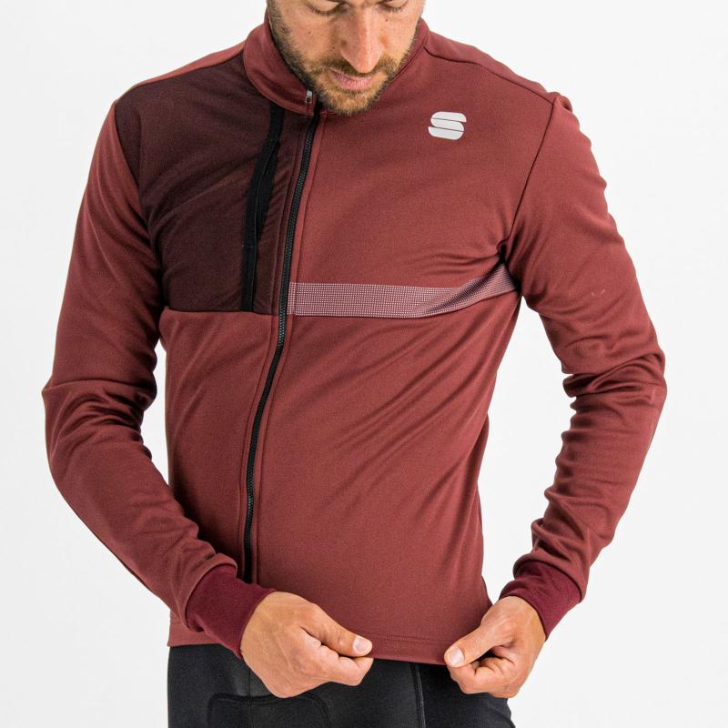 SPORTFUL GIARA SOFTSHELL bunda tmavočervená 10