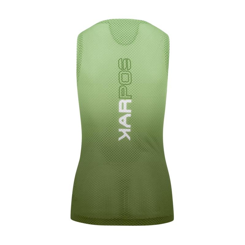 KARPOS VERVE MESH dámske tričko bez rukávov cedar green/arcadian 1