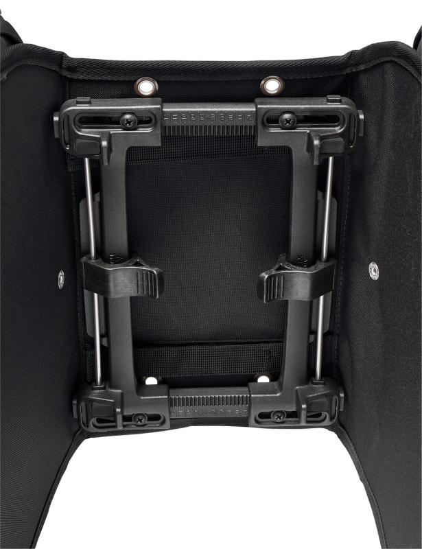 VAUDE dvojitá taška na nosič TwinShopper (UniKlip 2), black 4
