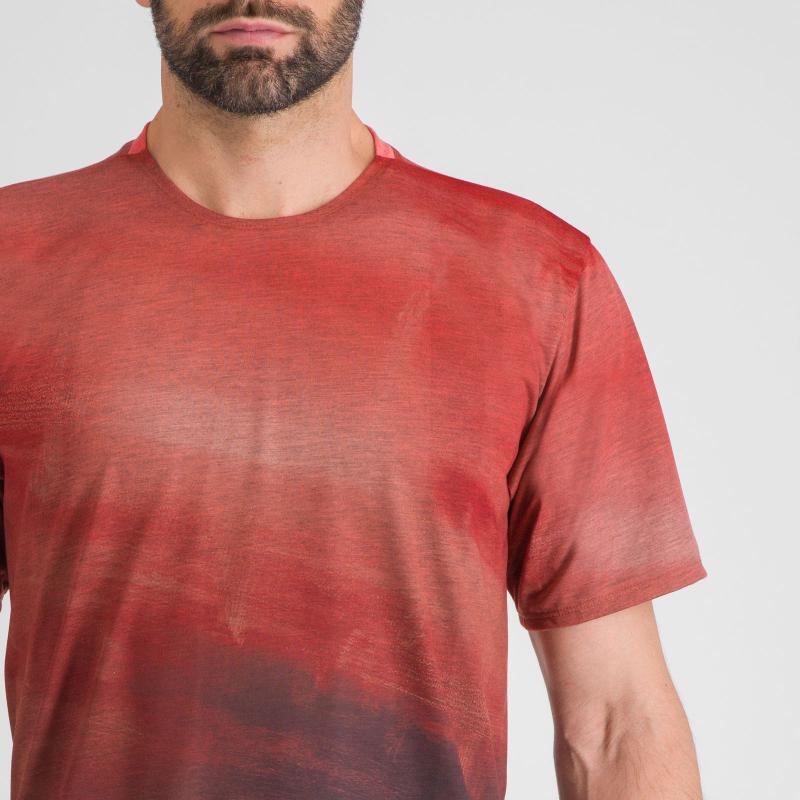 Sportful FLOW GIARA tričko cayenna red/mud 3
