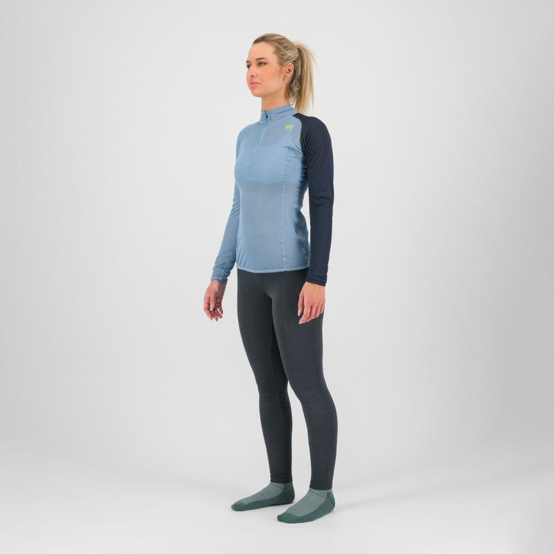 Karpos DINAMICO OCTA dámske tričko s DR, krátky zips Mountain Spring/Vulcan 3