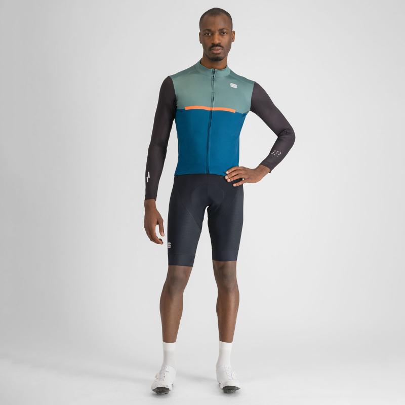 Sportful PISTA THERMAL dres blue green black orange 5