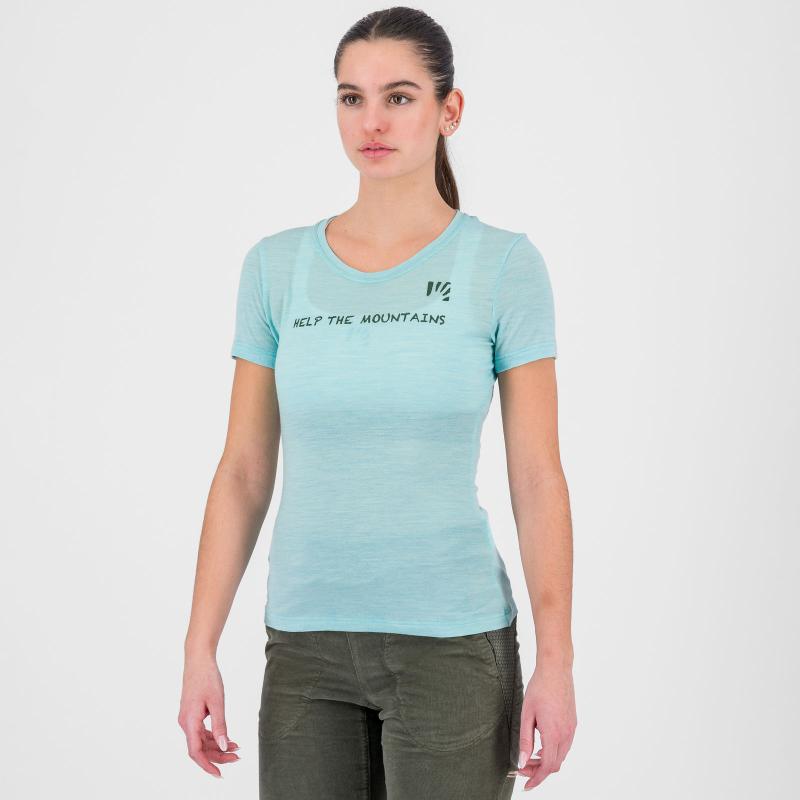 Karpos VANOI MERINO dámske tričko Aqua Sky 6