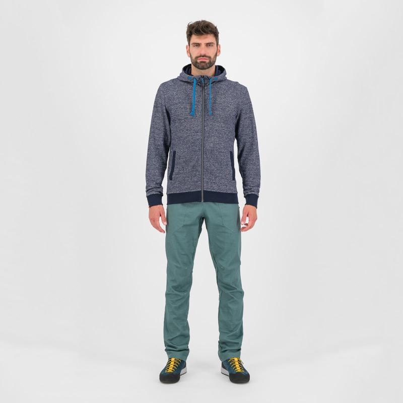 Karpos TOTOGA HEMP mikina so zipsom Sky Captain Melange 3