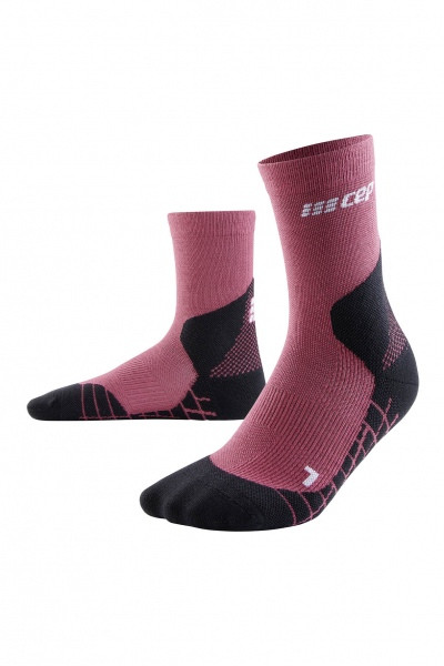 CEP vysoké OUTDOOROVÉ PONOŽKY LIGHT MERINO berry
/grey