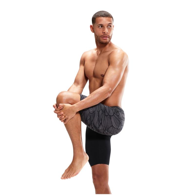 Pánske plavky Speedo V-Cut Jammer Black/Grey 3