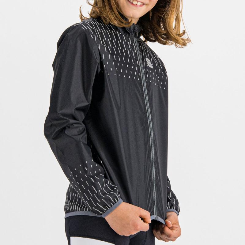 Sportful Kid Reflex bunda čierna 4