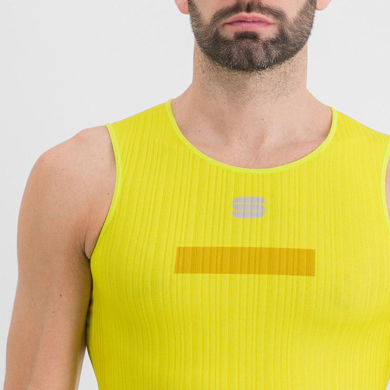 SPORTFUL Pro Baselayer Tričko bez rukávov žlté 3