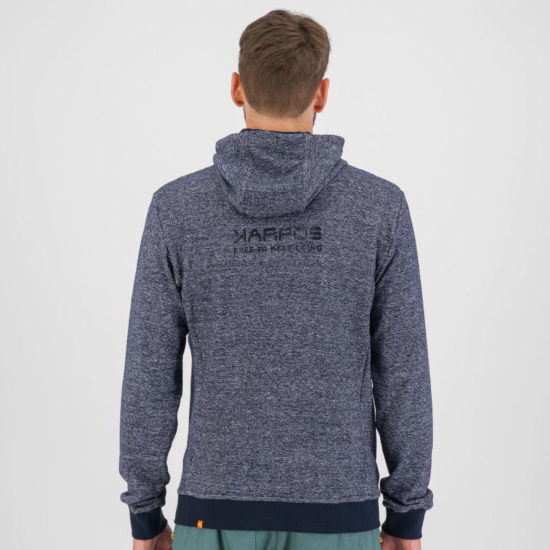 Karpos TOTOGA HEMP mikina so zipsom Sky Captain Melange 4