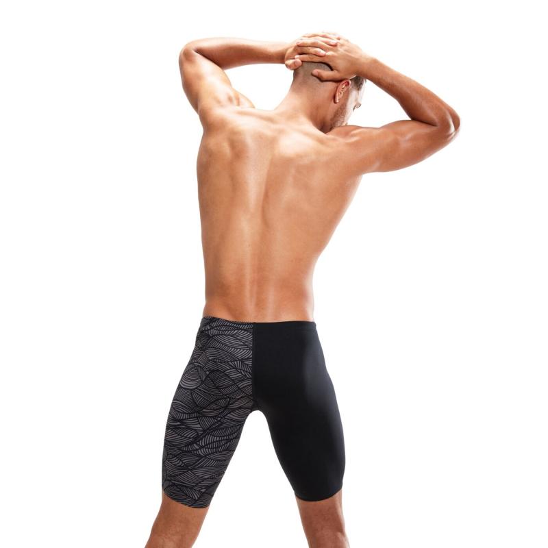 Pánske plavky Speedo V-Cut Jammer Black/Grey 4