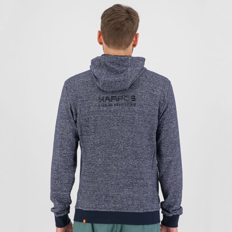 Karpos TOTOGA HEMP mikina so zipsom Sky Captain Melange 5