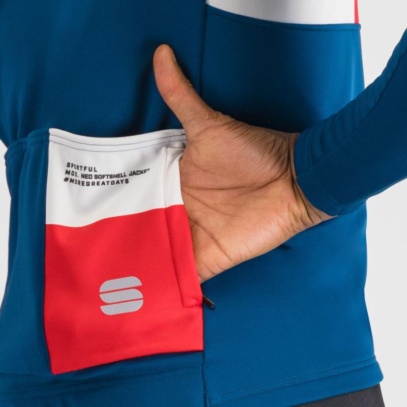 Sportful NEO SOFTSHELL bunda teal blu 4