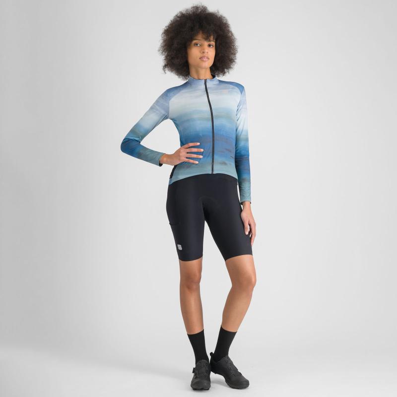 Sportful FLOW SUPERGIARA THERMAL dámsky dres blue vintage 5