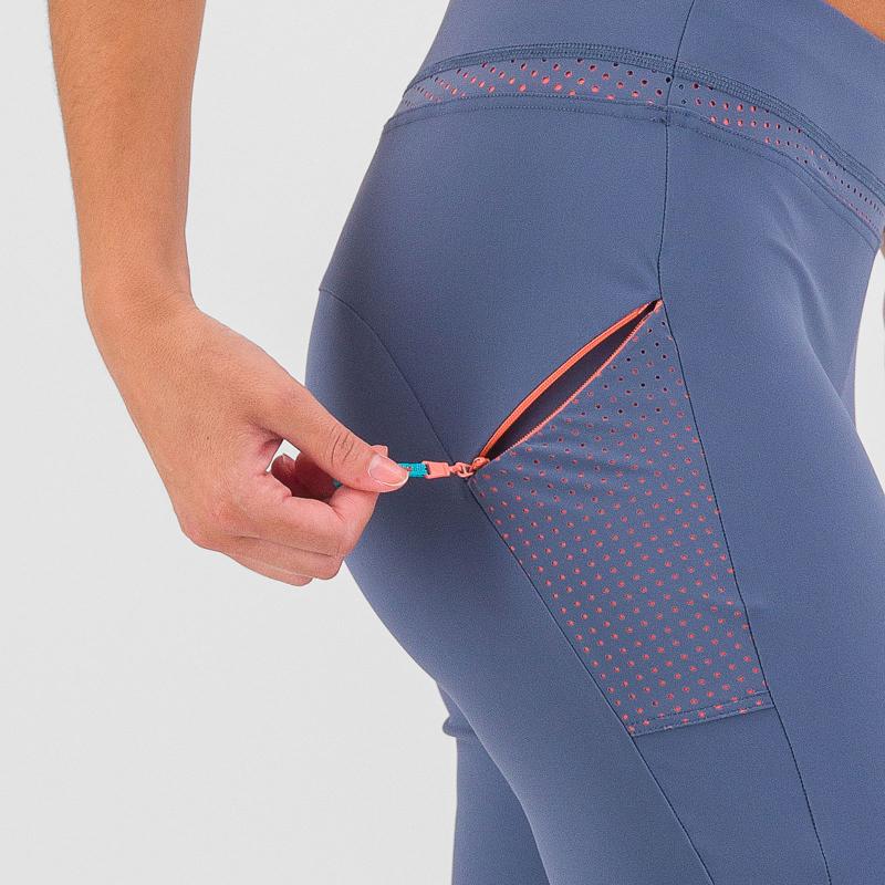Karpos EASYGOING dámske bermudy Vintage Indigo/Hot Coral 7