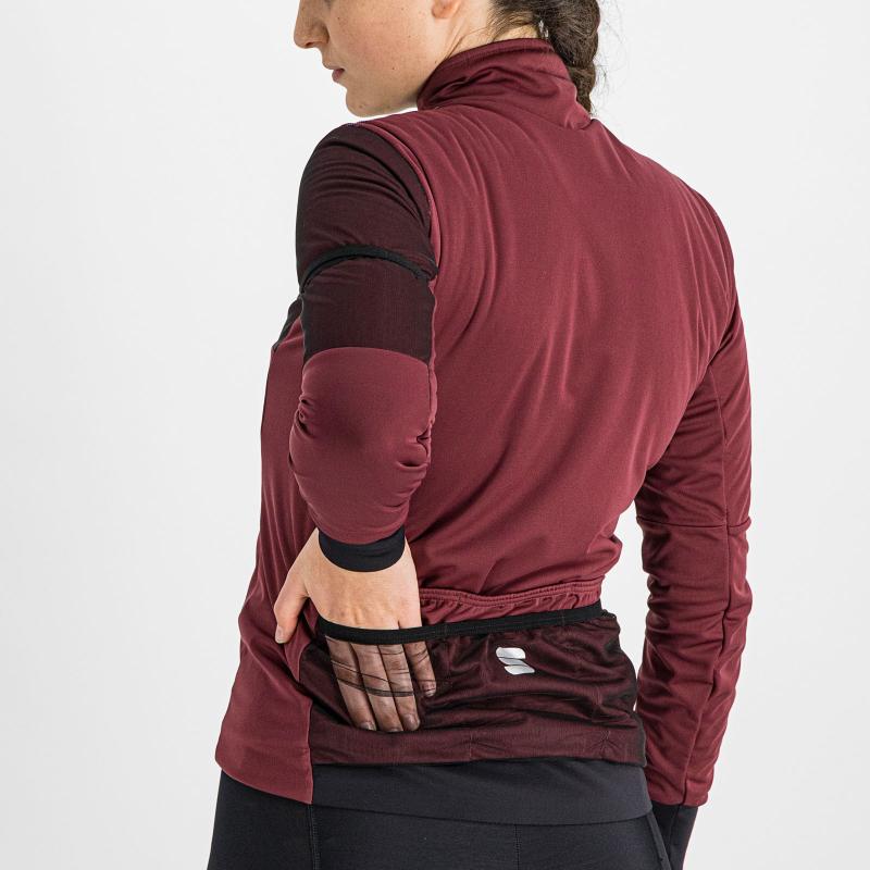 SPORTFUL SUPERGIARA dámska bunda tmavočervená 6