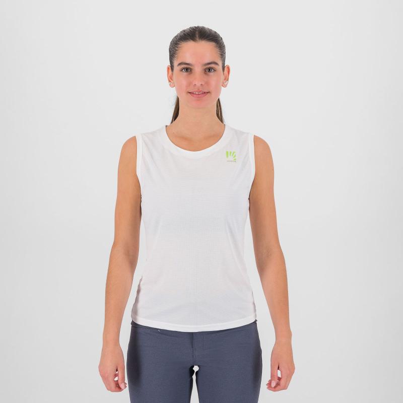 Karpos LOMA dámske tričko bez rukávov bright white/biscay g/valerian 2