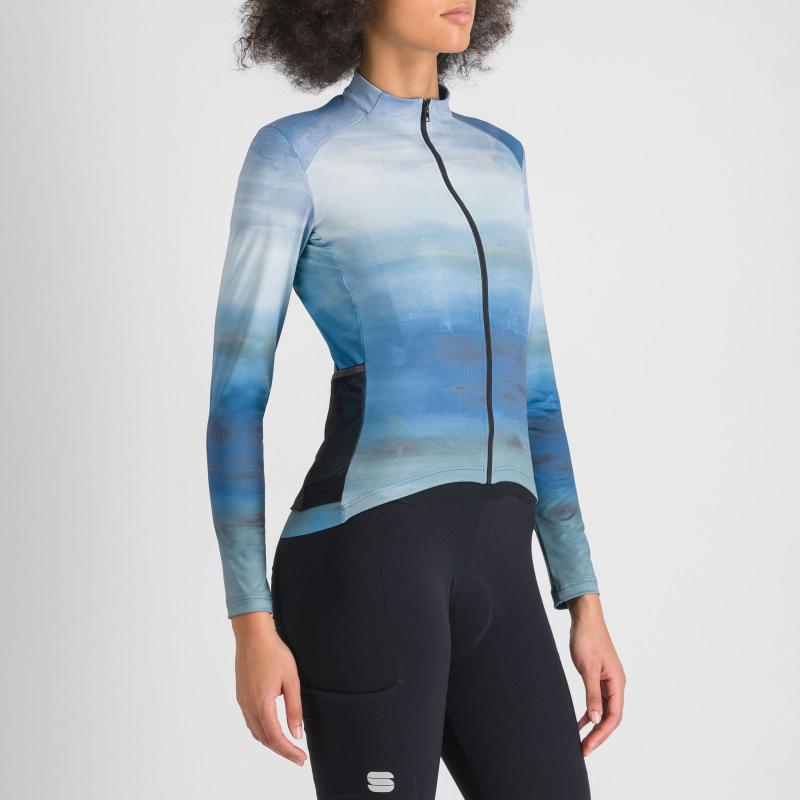 Sportful FLOW SUPERGIARA THERMAL dámsky dres blue vintage 2