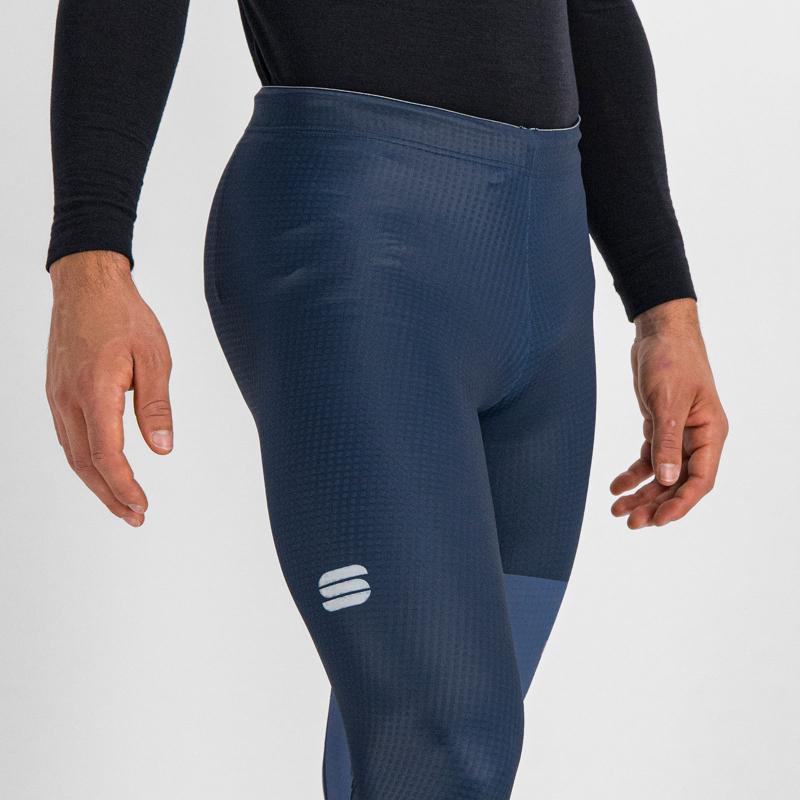 Sportful APEX elasťáky tmavomodré/žlté 7