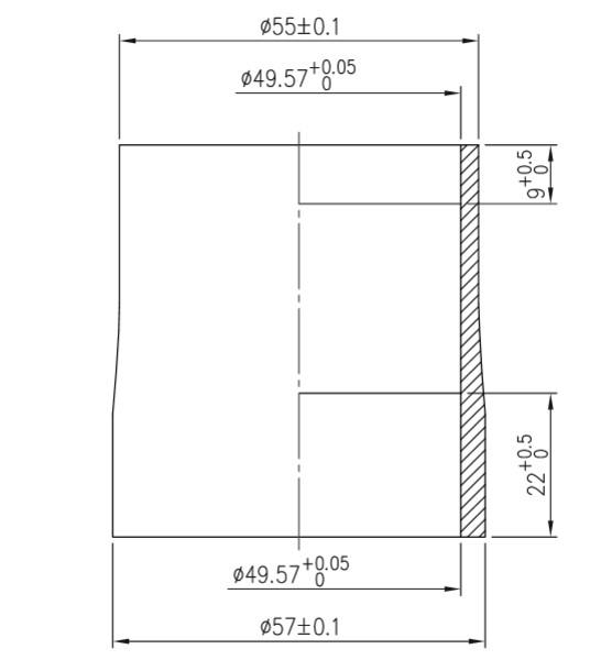 FSA hlavové zloženie 1/DX Pro (I/E) No.9M/CUP/CC 1.5R/12B-OD 55/57 1