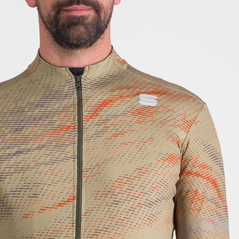 SPORTFUL CLIFF SUPERGIARA THERMAL dres olive green mud cayenna red 3