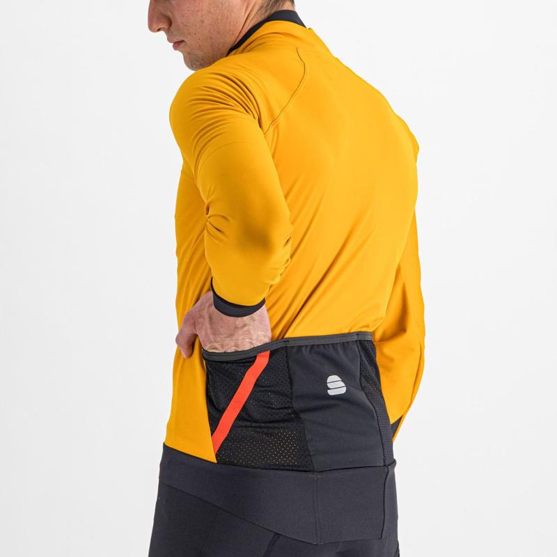 SPORTFUL FIANDRE PRO bunda zlatá 3