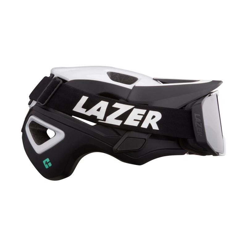 LAZER prilba JACKAL KinetiCore matná bielo/čierna 6