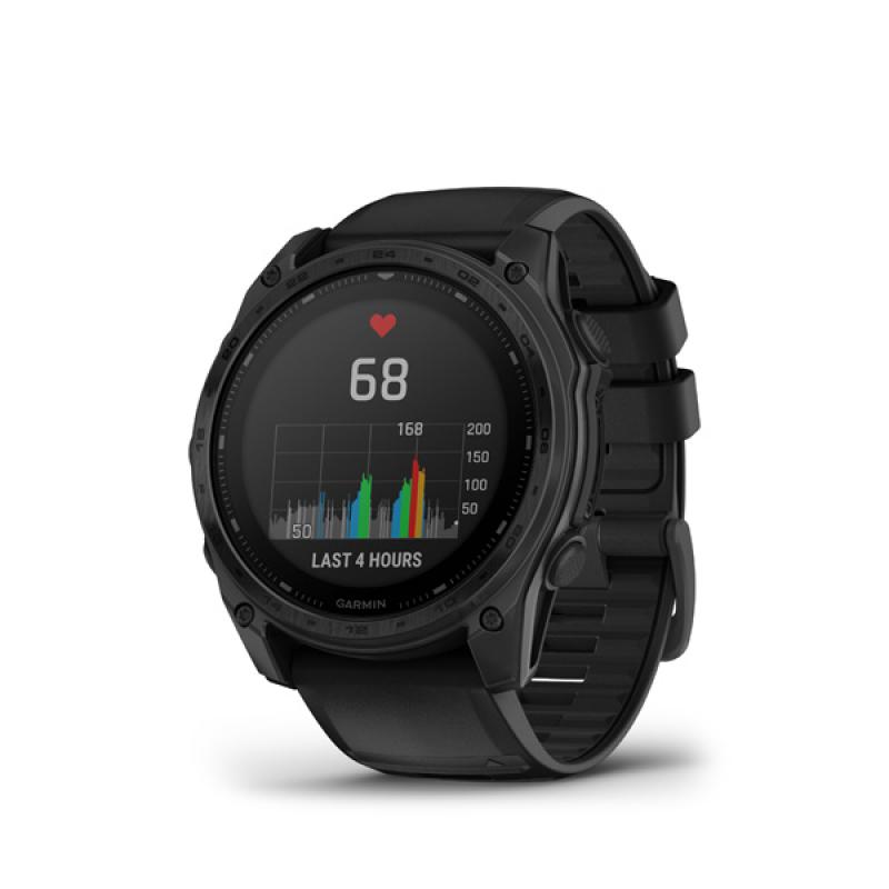 Garmin tactix 8 - 51mm, Sapphire Solar, Black DLC Titanium, tactical black nylon band 2