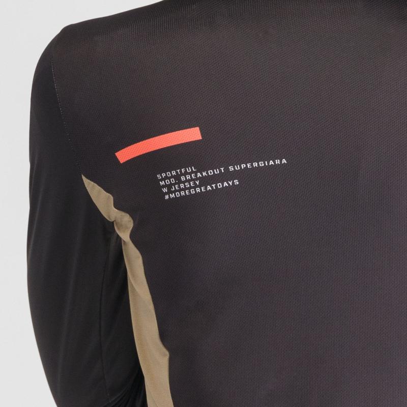 Sportful BREAKOUT SUPERGIARA THERMAL dámsky dres black teal blu pompelmo 4