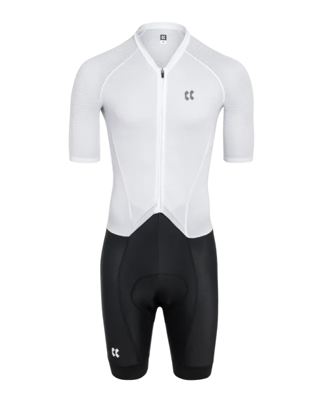 Cyklistická kombinéza KALAS PASSION Z3 | Krátky rukáv VERANO | white
