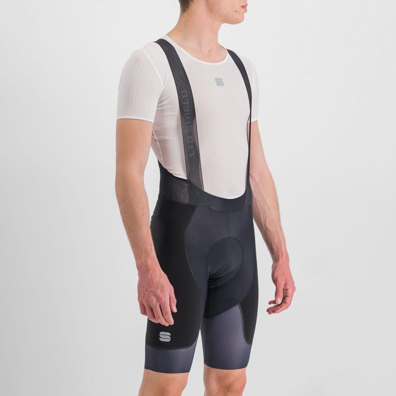 SPORTFUL Ltd Shield kraťasy s trakmi čierne 2