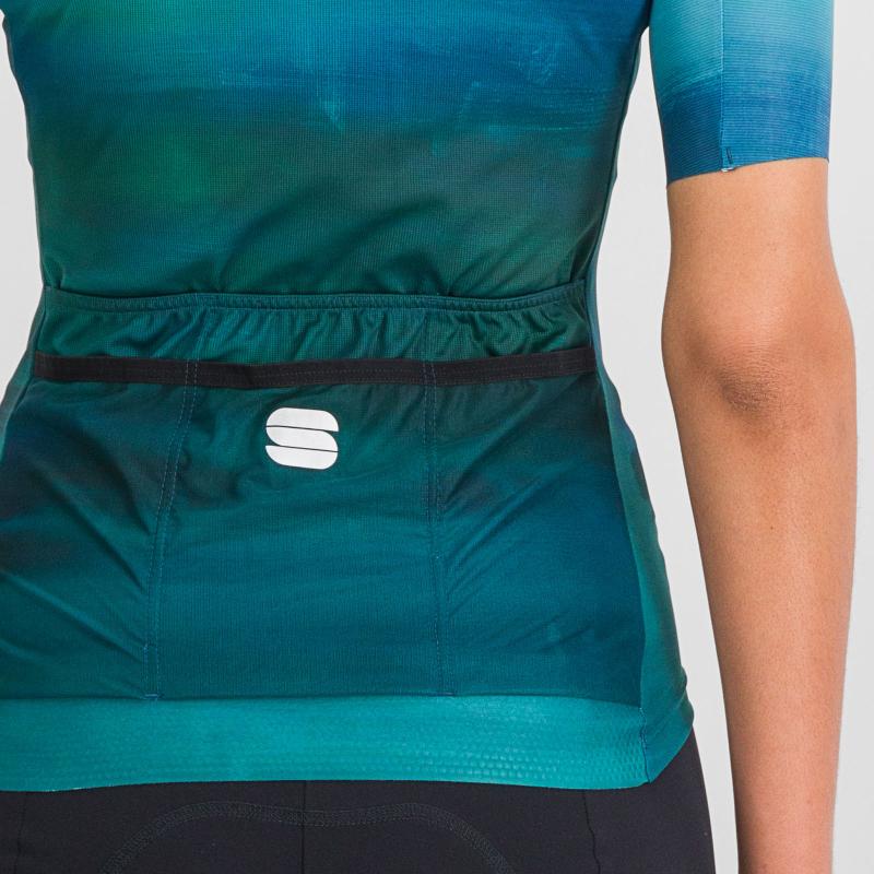 Sportful FLOW SUPERGIARA dámsky dres shade spruce juniper blue 4