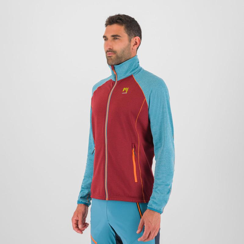 Karpos AMBRIZZOLA FULL-ZIP mikina pomegranade/larkspur 4