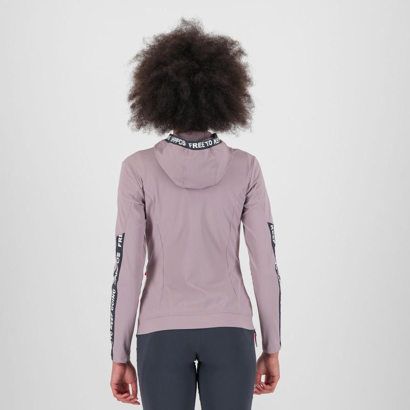 Karpos EASYFRIZZ FULL-ZIP dámska mikina s kapucňou nirvana/ombre blue 3