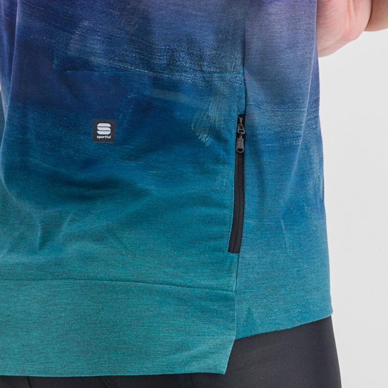 Sportful FLOW GIARA dámske tričko berry blue pink 5